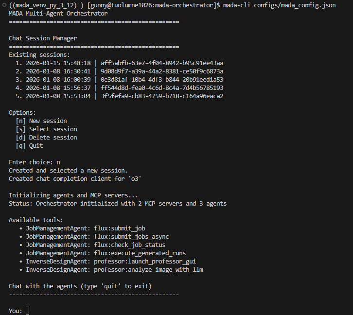 CLI New Session