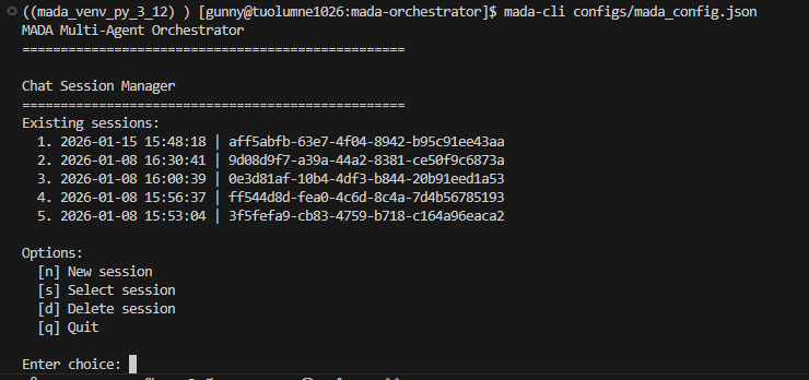 CLI Session Management Prompt